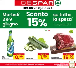 Anteprima dell'opuscolo Despar volantino Budrio dal negozio Despar valido da 28/05/2026
