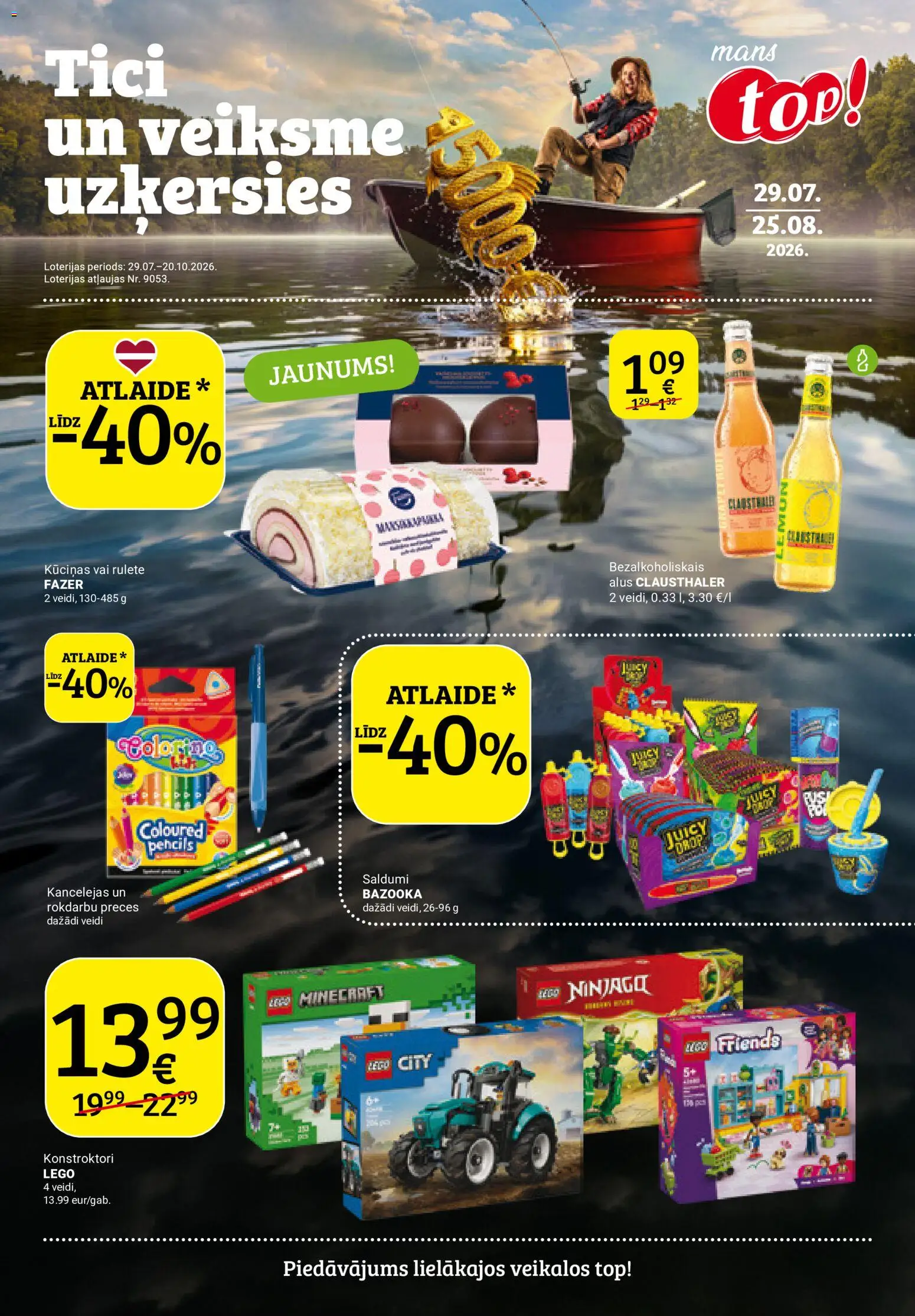 Skatīt Top! akciju bukletu, derīgs no 29.07.2026.