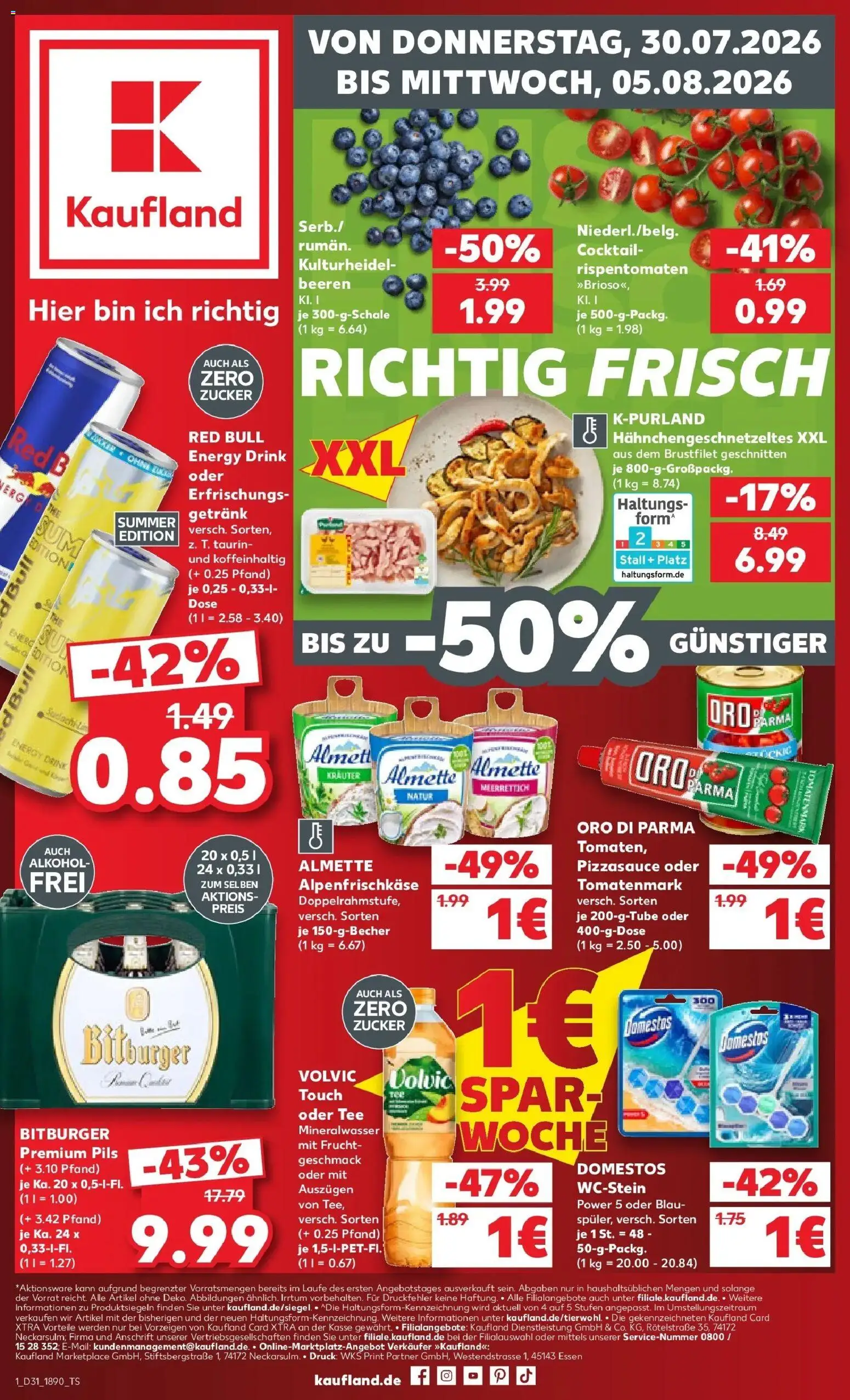 Vorschau von dem Prospekt des Geschäftes Kaufland, gültig ab dem 30.07.2026