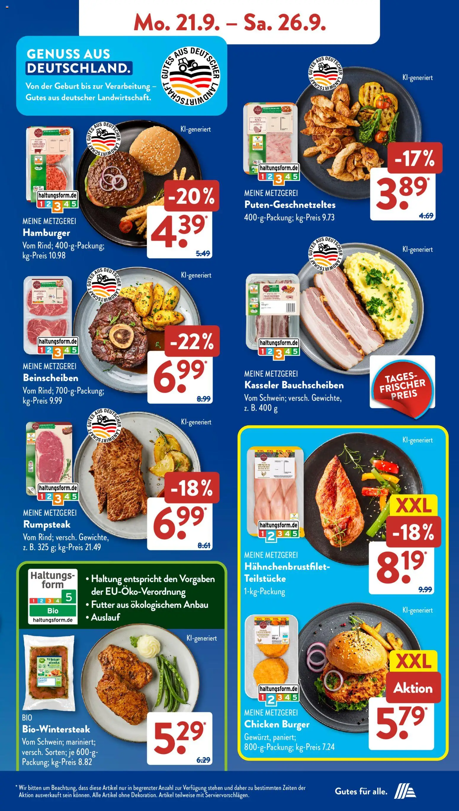 Vorschau von dem Prospekt des Geschäftes Aldi Süd, gültig ab dem 21.09.2026 - Pinsel, Home creation