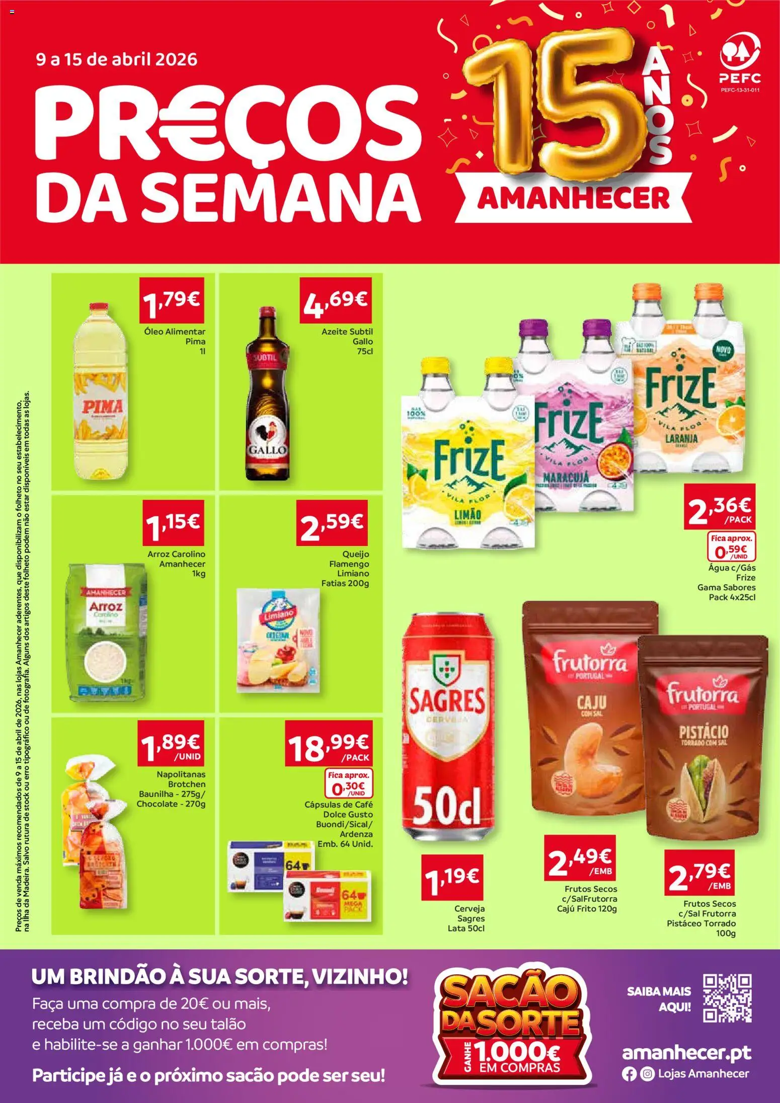 Pré-visualização do folheto da loja Amanhecer válida a partir de 09/04/2026
