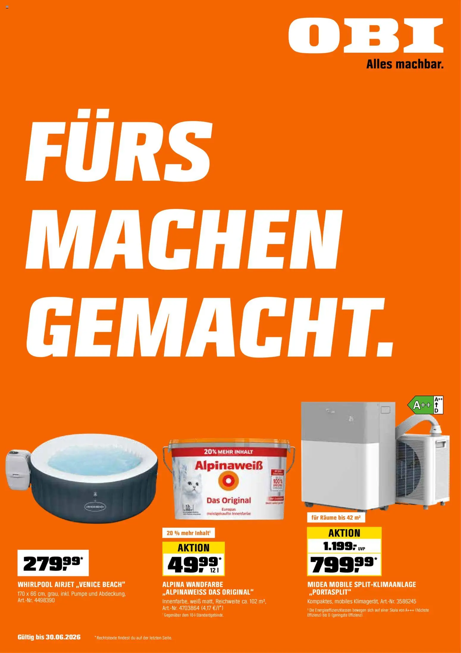 Vorschau der Angebote: OBI OBI Flugblatt gültig ab 01.06.2026