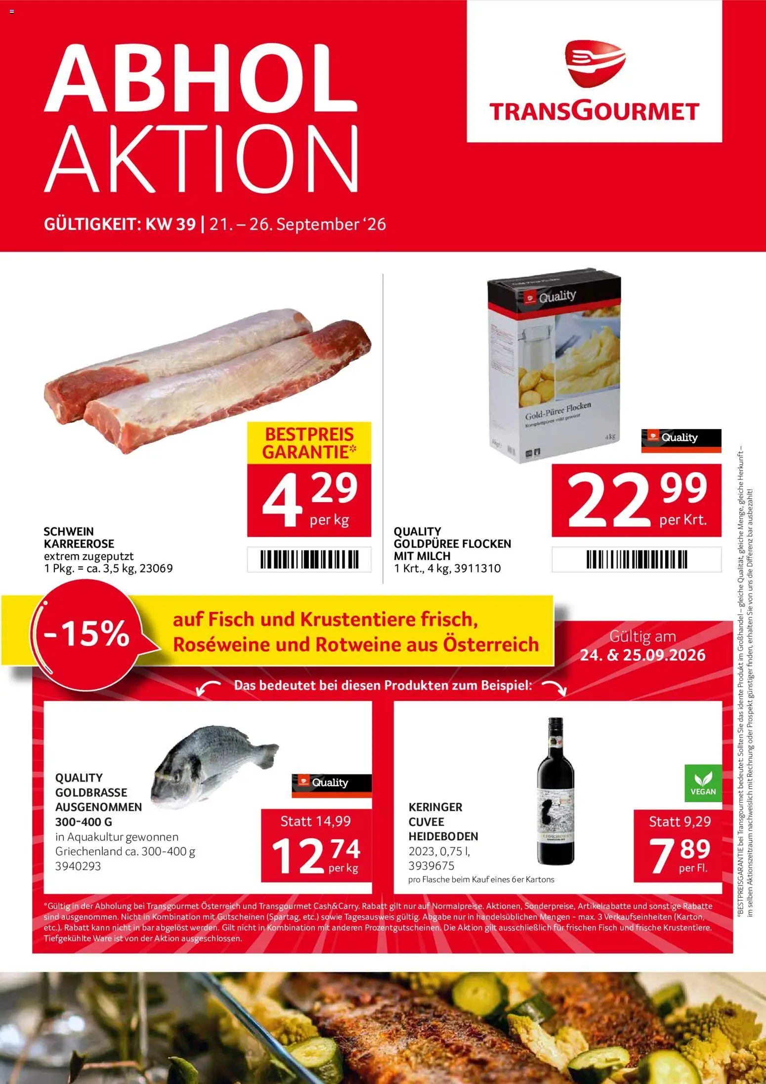 Vorschau der Angebote: Transgourmet Transgourmet Flugblatt gültig ab 20.09.2026