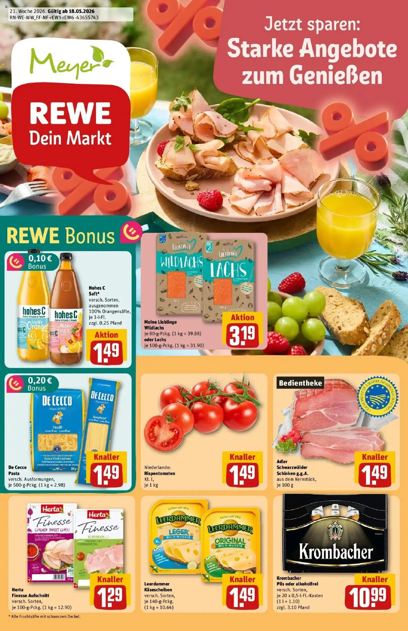 Vorschau von dem Prospekt des Geschäftes Rewe, gültig ab dem 17.05.2026