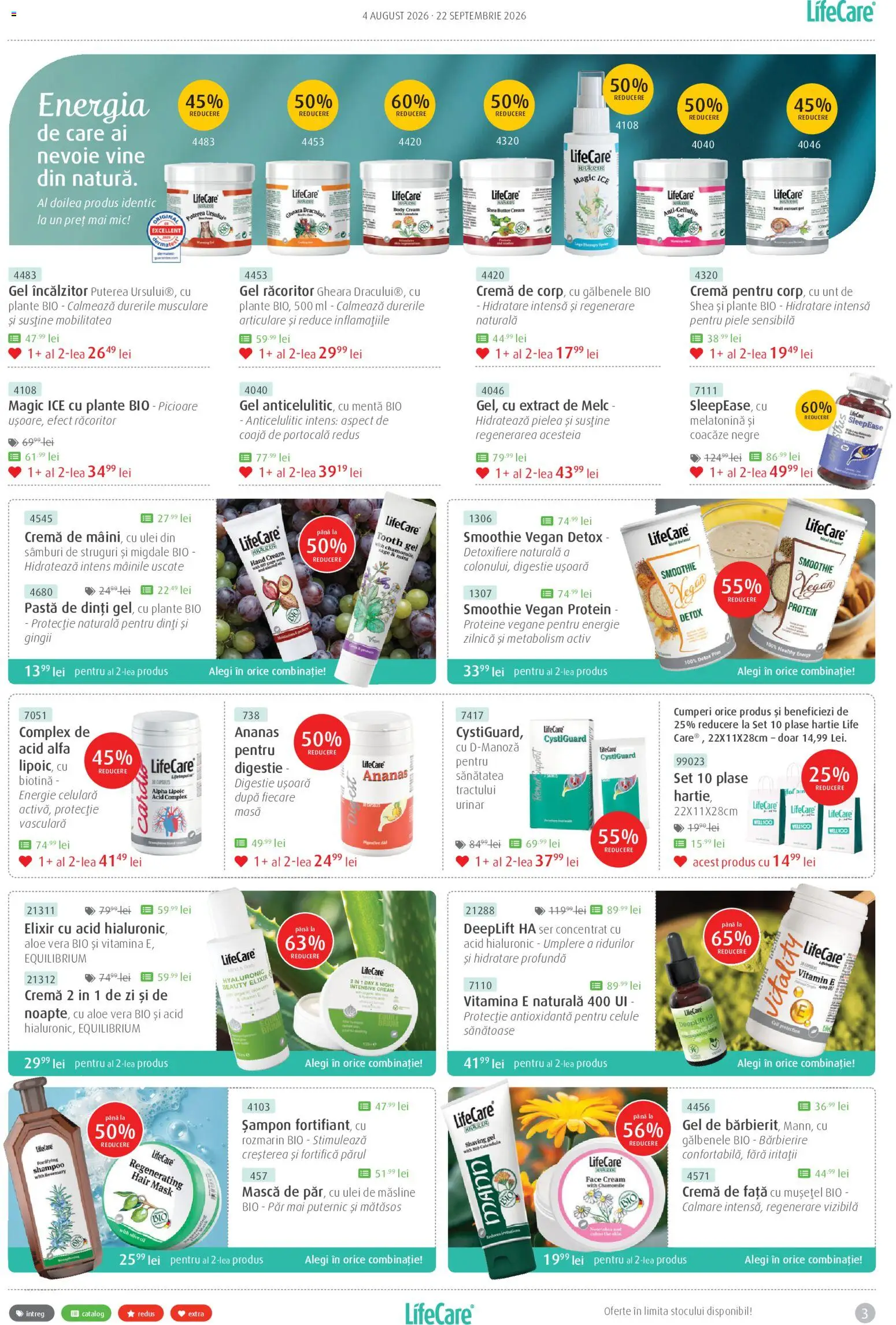 Previzualizarea de cataloage: Life Care Life Care Catalog valabil de la 04.08.2026