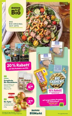 Vorschau der Angebote: Denns BioMarkt Denns BioMarkt Angebote gültig ab 26.08.2026