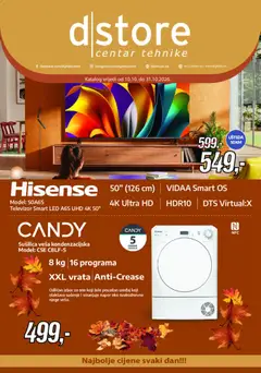 Pregled letka Dstore katalog trgovine Dstore vrijedi od 10.10.2026