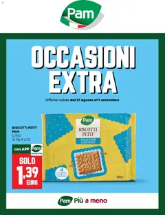 Anteprima dell'opuscolo PAM volantino Occasioni Extra dal negozio PAM valido da 27/08/2026