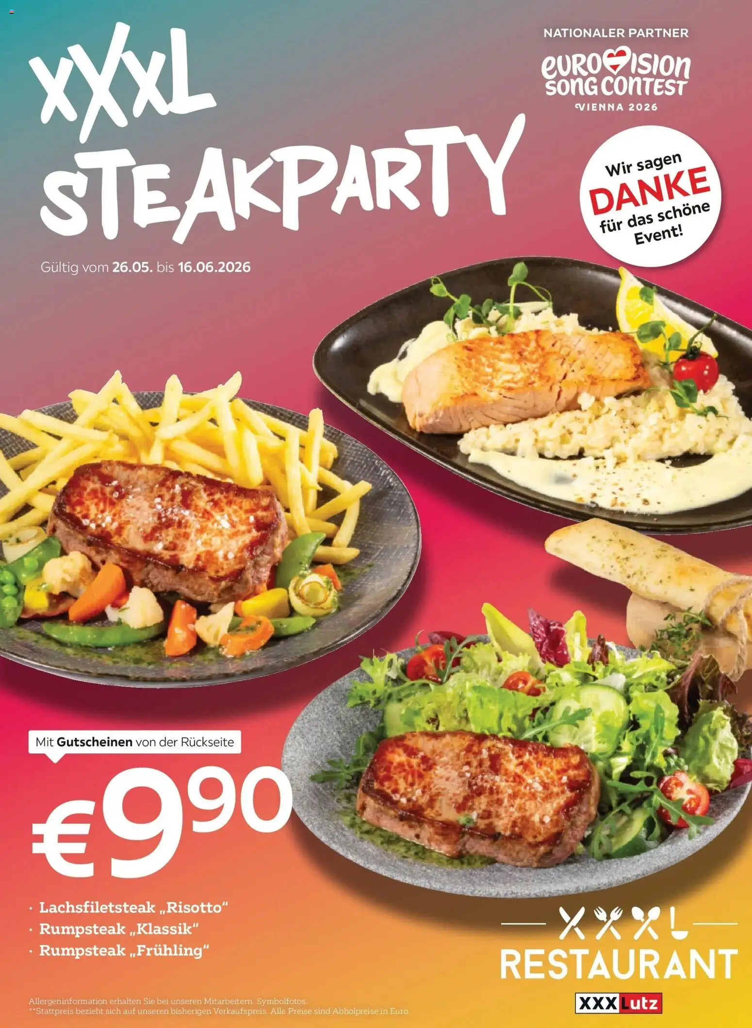 Vorschau der Angebote: XXXLutz XXXLutz - Steak Party gültig ab 26.05.2026