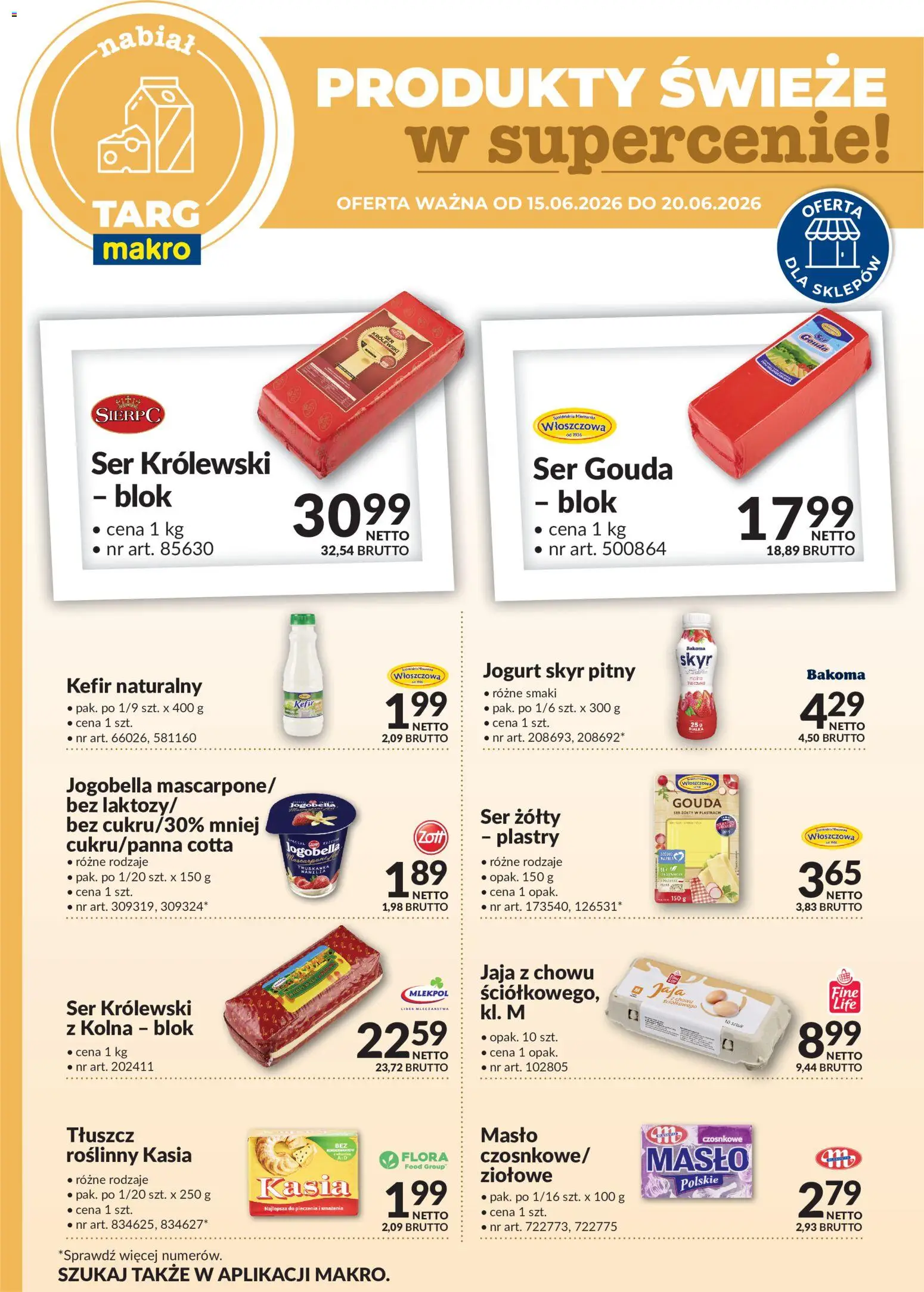 Pogląd gazetki "Makro gazetka - Oferta świeża w super cenach" ze sklepu Makro ważnej od 15.06.2026