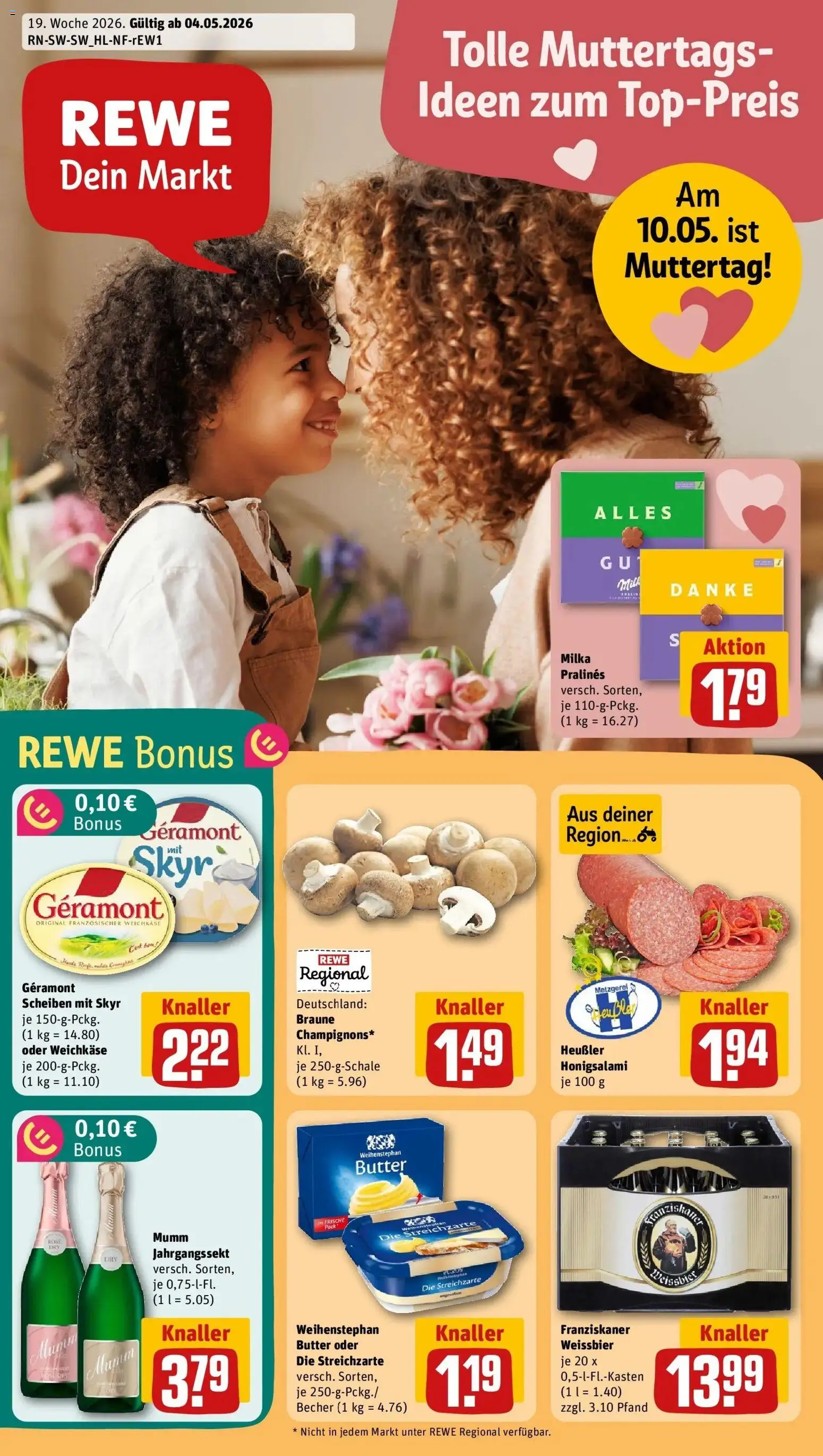 Vorschau von dem Prospekt des Geschäftes Rewe, gültig ab dem 04.05.2026