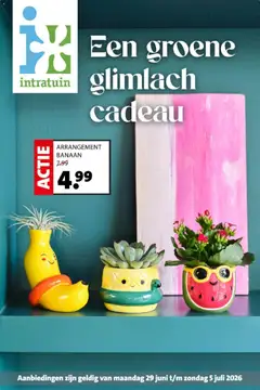 Voorbeeld van Intratuin folder van winkel Intratuin geldig vanaf 29-06-2026