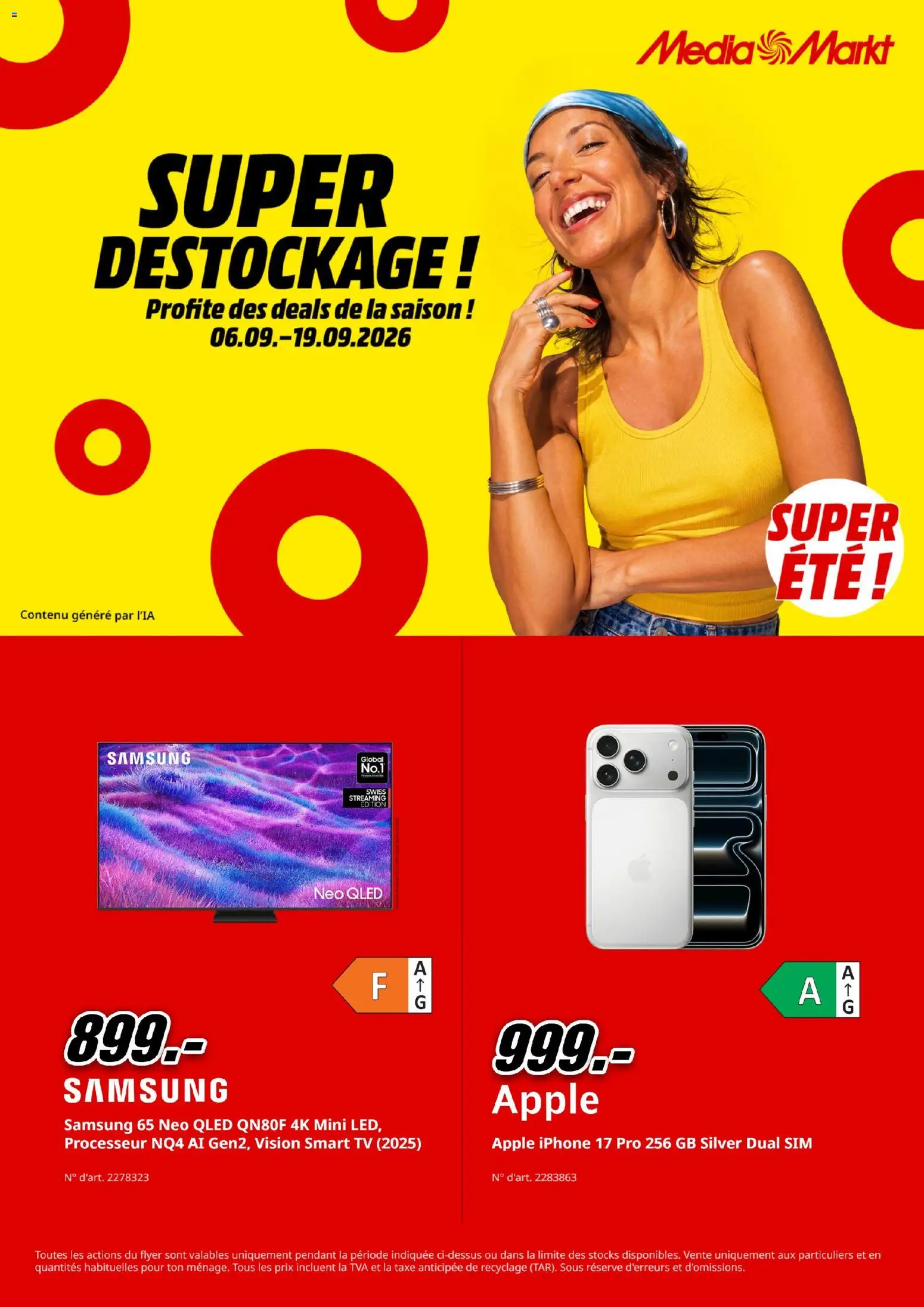 Vorschau des Merkblatts Media Markt aktionen FR vom Shop Media Markt gültig von 06.09.2026 bis 19.09.2026