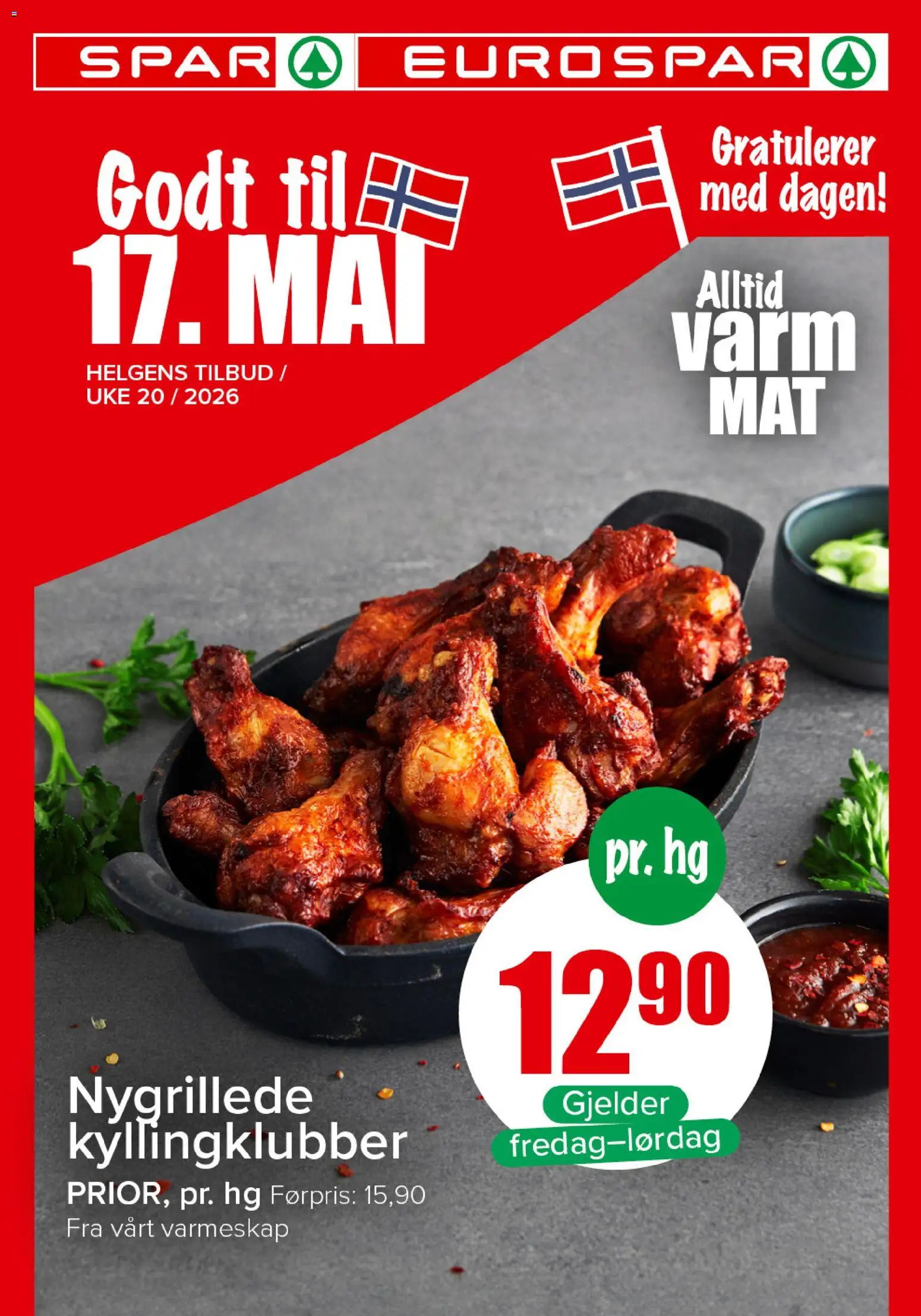 Forhåndsvis Spar 17.Mai fra butikk Spar gyldig fra 14/05/2026