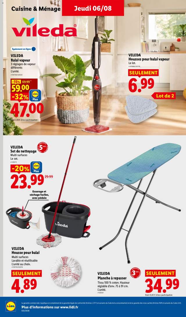 Nouveau catalogue Lidl à partir du 06/08