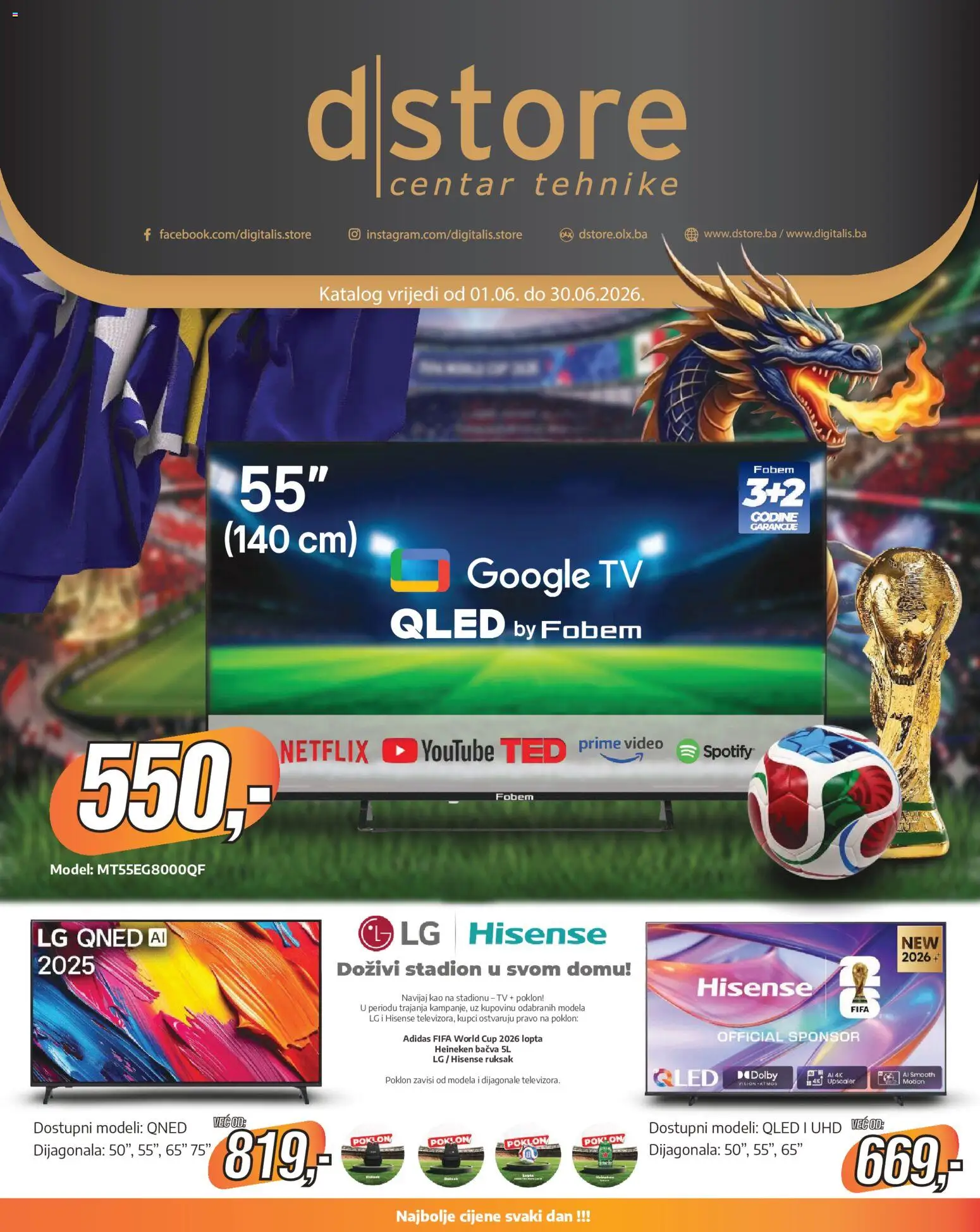 Pregled letka Dstore katalog trgovine Dstore vrijedi od 01.06.2026