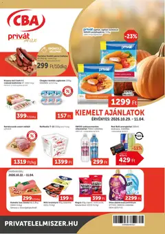 PRIVÁT - PRIVÁT Aktuális szórólap MAX megtekintése, amely érvényes 2026.10.29.-től