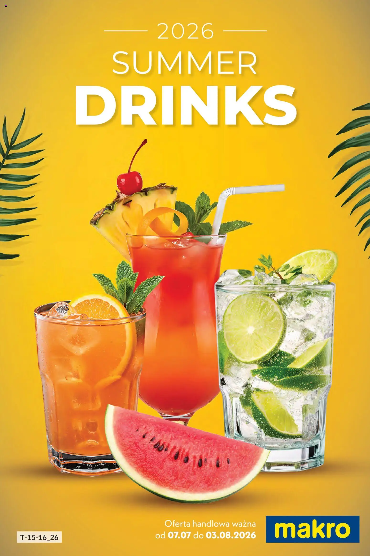 Pogląd gazetki "Makro gazetka - Summer drinks" ze sklepu Makro ważnej od 07.07.2026