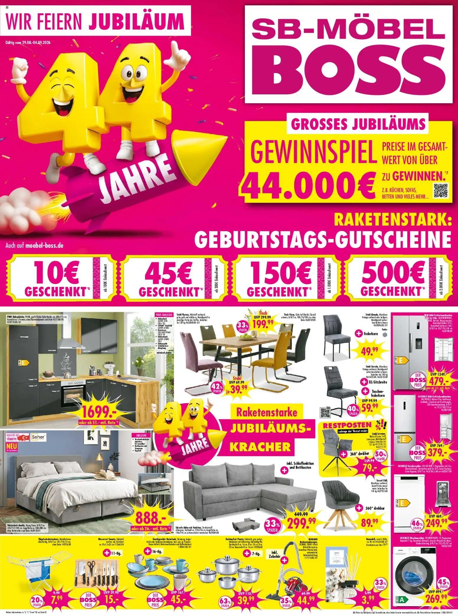Vorschau von dem Prospekt des Geschäftes SB Möbel Boss, gültig ab dem 29.08.2026