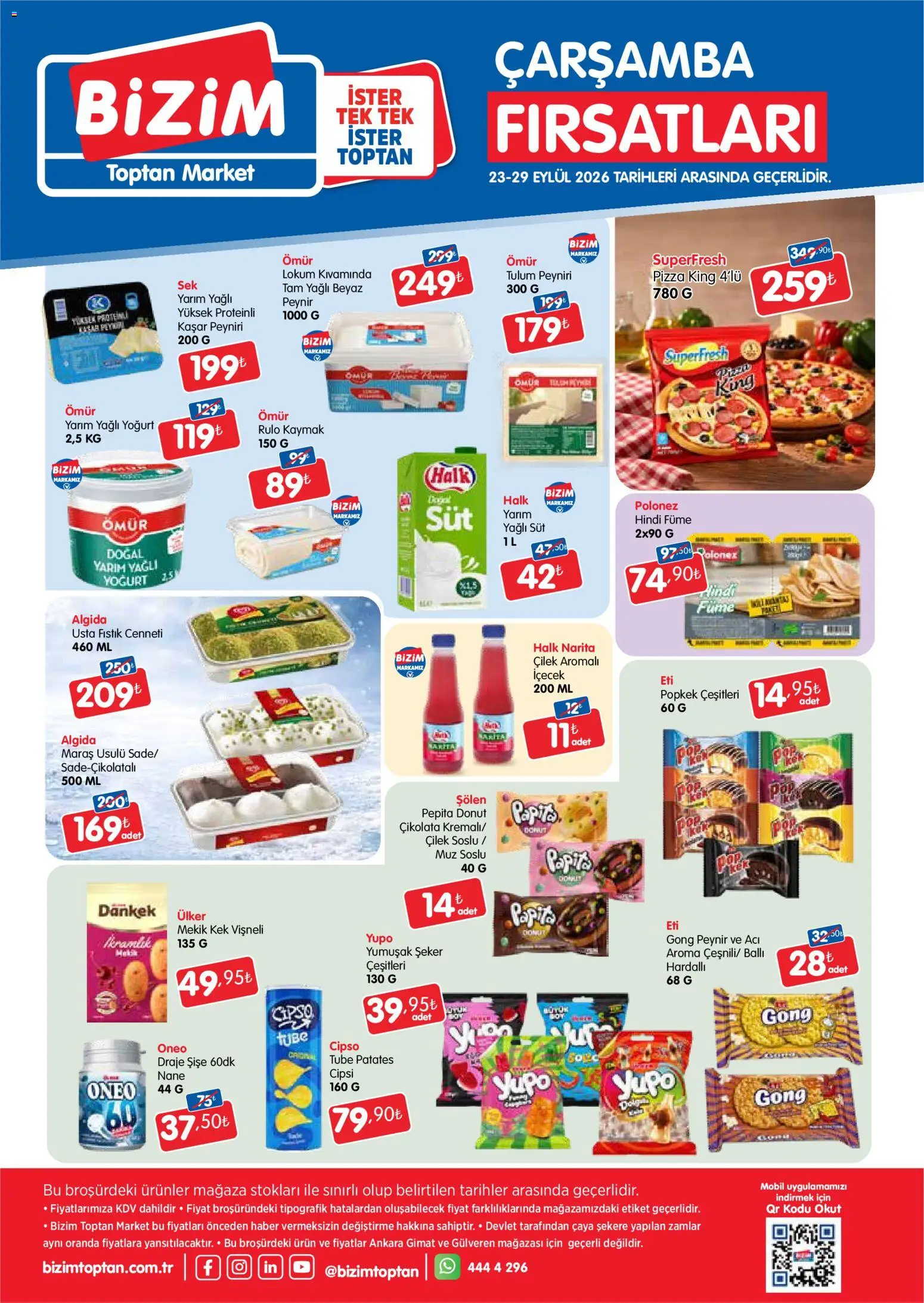Bizim Toptan Bizim Toptan Katalog 23.09.2026 - Broşürünün önizlemesi