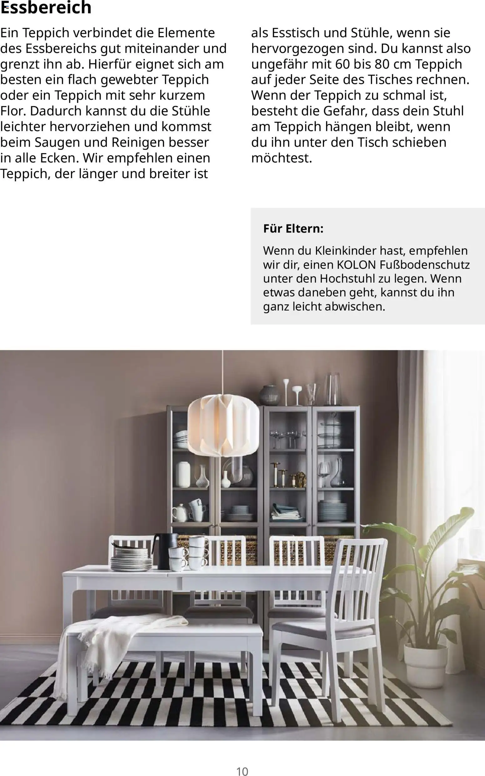 Vorschau von dem Prospekt des Geschäftes Ikea, gültig ab dem 16.09.2026 - Teppich, Esstisch, Stuhl, Tisch