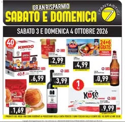 Anteprima dell'opuscolo PIM Supermercati volantino Weekend dal negozio PIM Supermercati valido da 03/10/2026