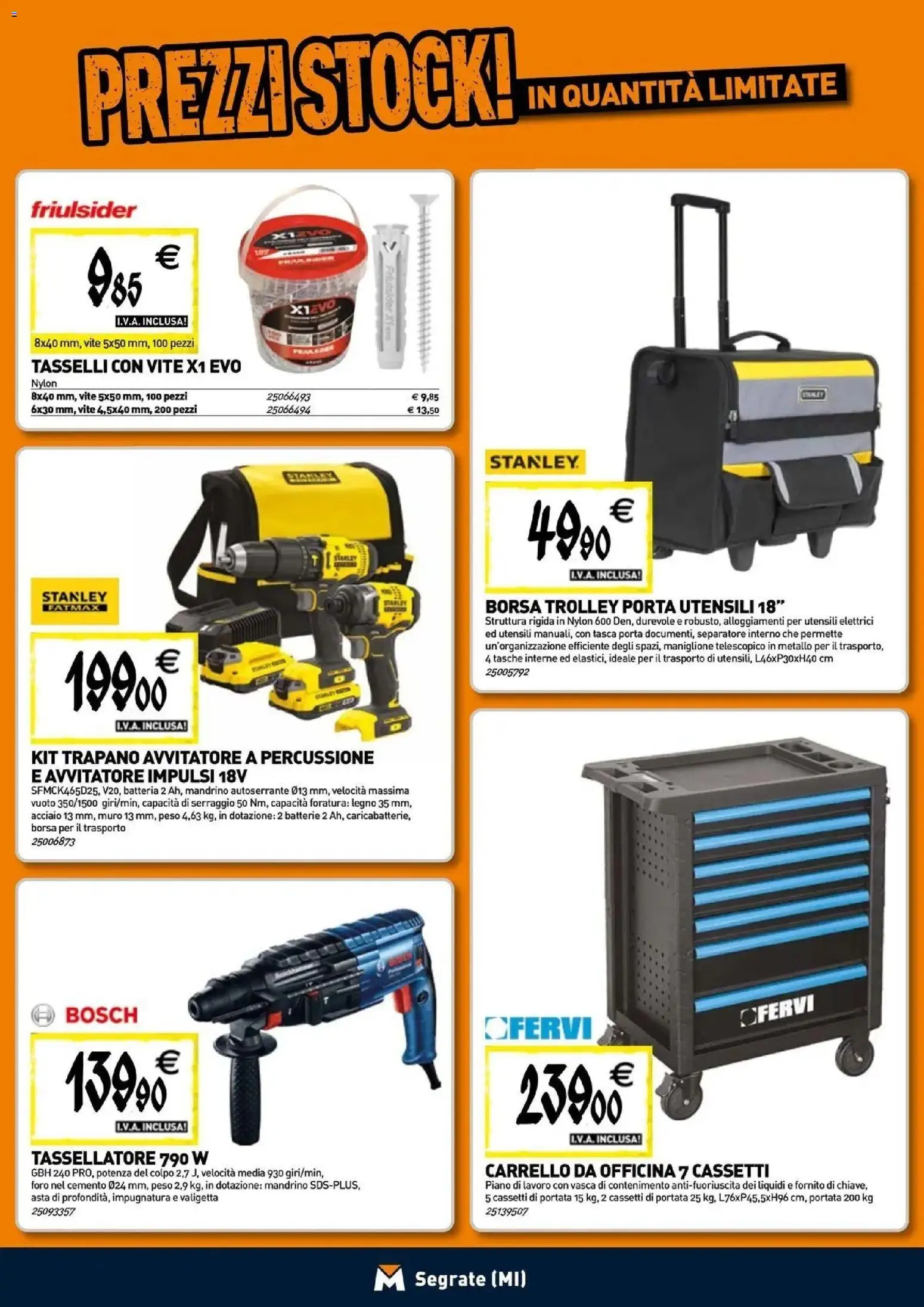 Anteprima dell'opuscolo TECNOMAT catalogo Segrate dal negozio TECNOMAT valido da 29/10/2026