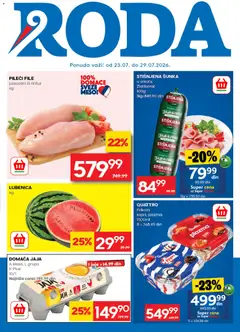 Pregled Roda kataloga - važi od 23.07.2026