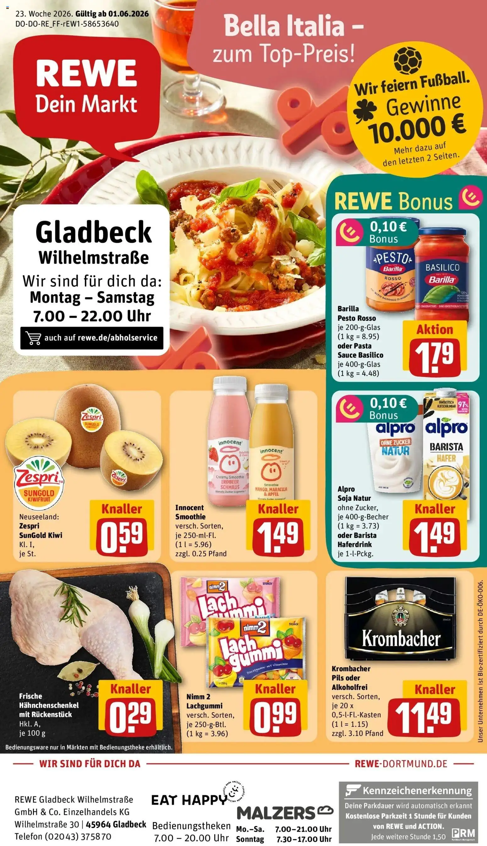 Vorschau von dem Prospekt des Geschäftes Rewe, gültig ab dem 01.06.2026