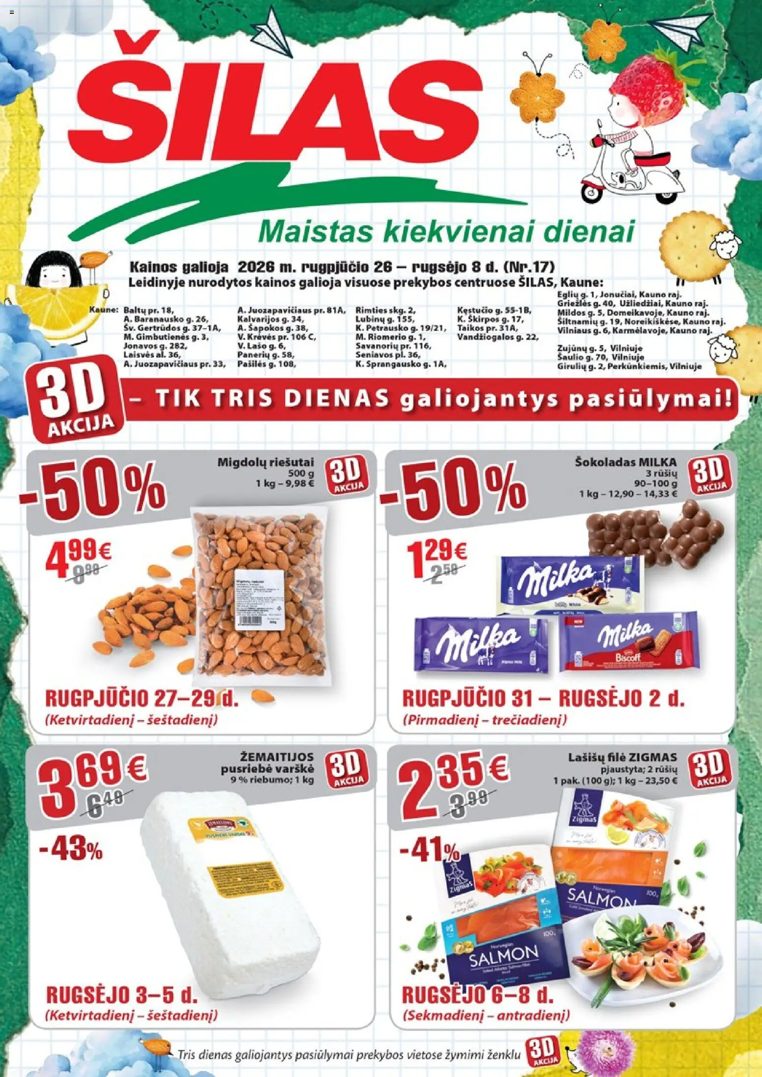 Šilas parduotuvės leidinio Šilas leidinys galiojančio nuo 2026.08.26 peržiūra