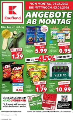 Náhled nabídky: Kaufland Německo Kaufland Německo leták - Angebote ab Montag platný od 01.06.2026