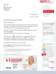Vorschau von dem Prospekt des Geschäftes Apotal, gültig ab dem 03.06.2026