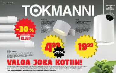 Kaupan Tokmanni Tokmanni Valoliite esikatselu, voimassa 05/10/2026