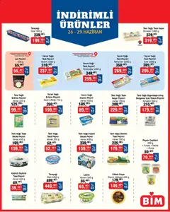 BİM BİM - İndirimli Ürünler 26.06.2026 - Broşürünün önizlemesi