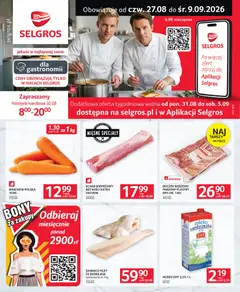 Pogląd gazetki "Selgros cash&carry gazetka - Oferta dla gastronomii" ze sklepu Selgros cash&carry ważnej od 27.08.2026