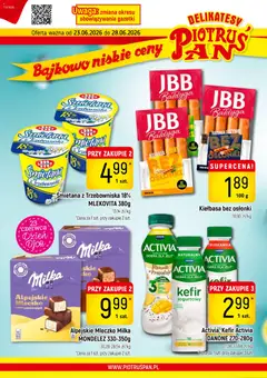 Pogląd gazetki "Piotruś Pan gazetka" ze sklepu Piotruś Pan ważnej od 23.06.2026