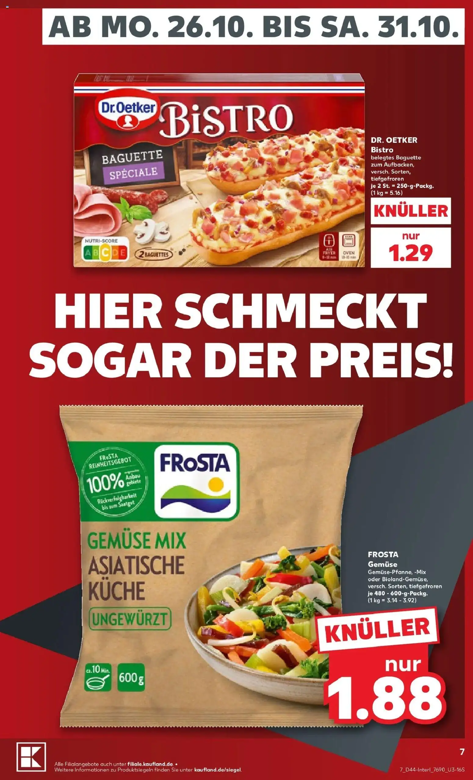 Vorschau von dem Prospekt des Geschäftes Kaufland, gültig ab dem 26.10.2026