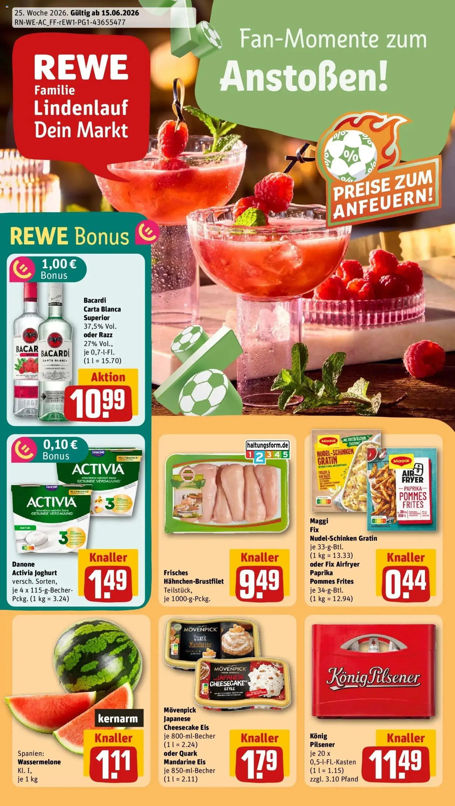 Vorschau von dem Prospekt des Geschäftes Rewe, gültig ab dem 14.06.2026