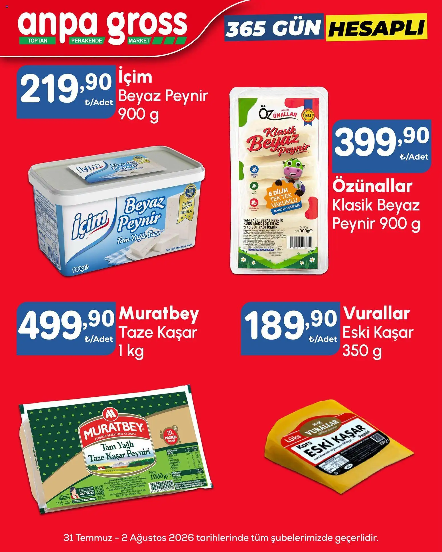 Anpa Gross Anpa Gross - Hafta sonu fırsatları 31.07.2026 - Broşürünün önizlemesi