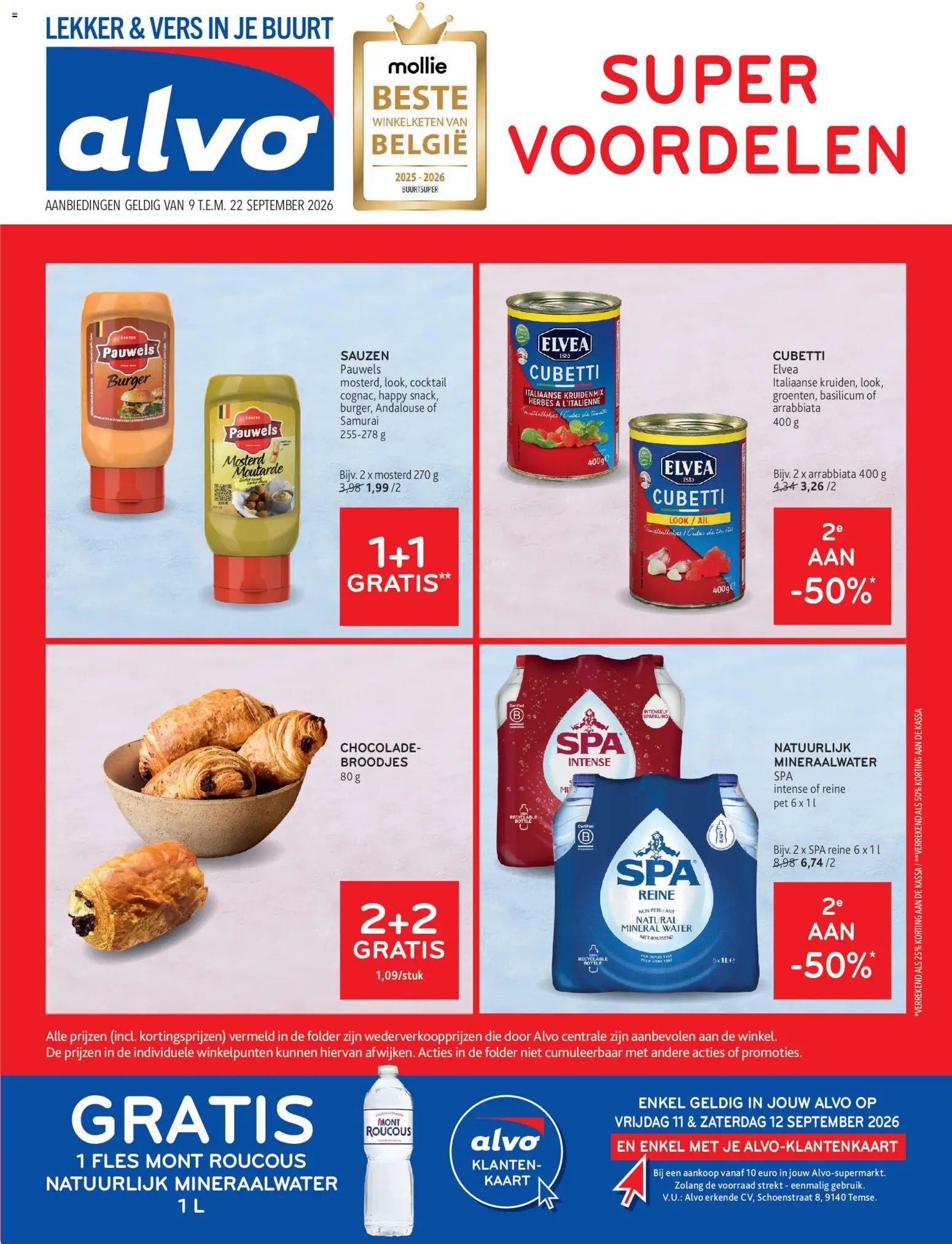 Voorbeeld van Alvo Folder van winkel Alvo geldig vanaf 09/09/2026