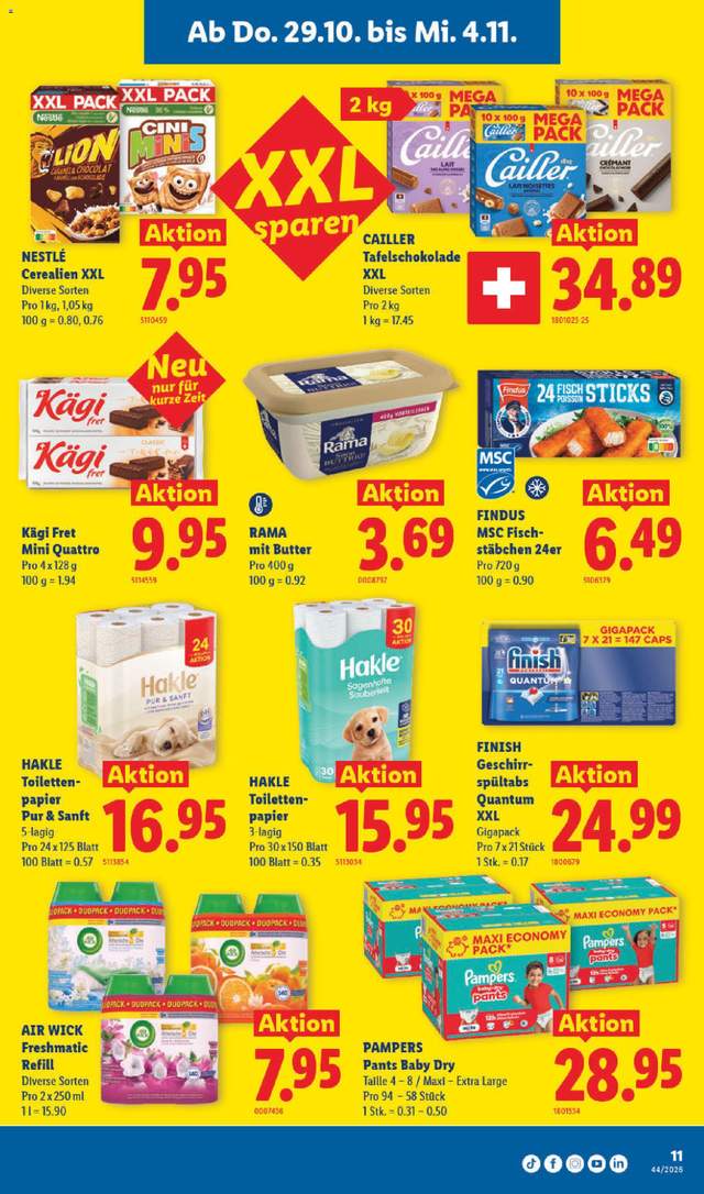 Neue Lidl Aktionen ab 29.10.
