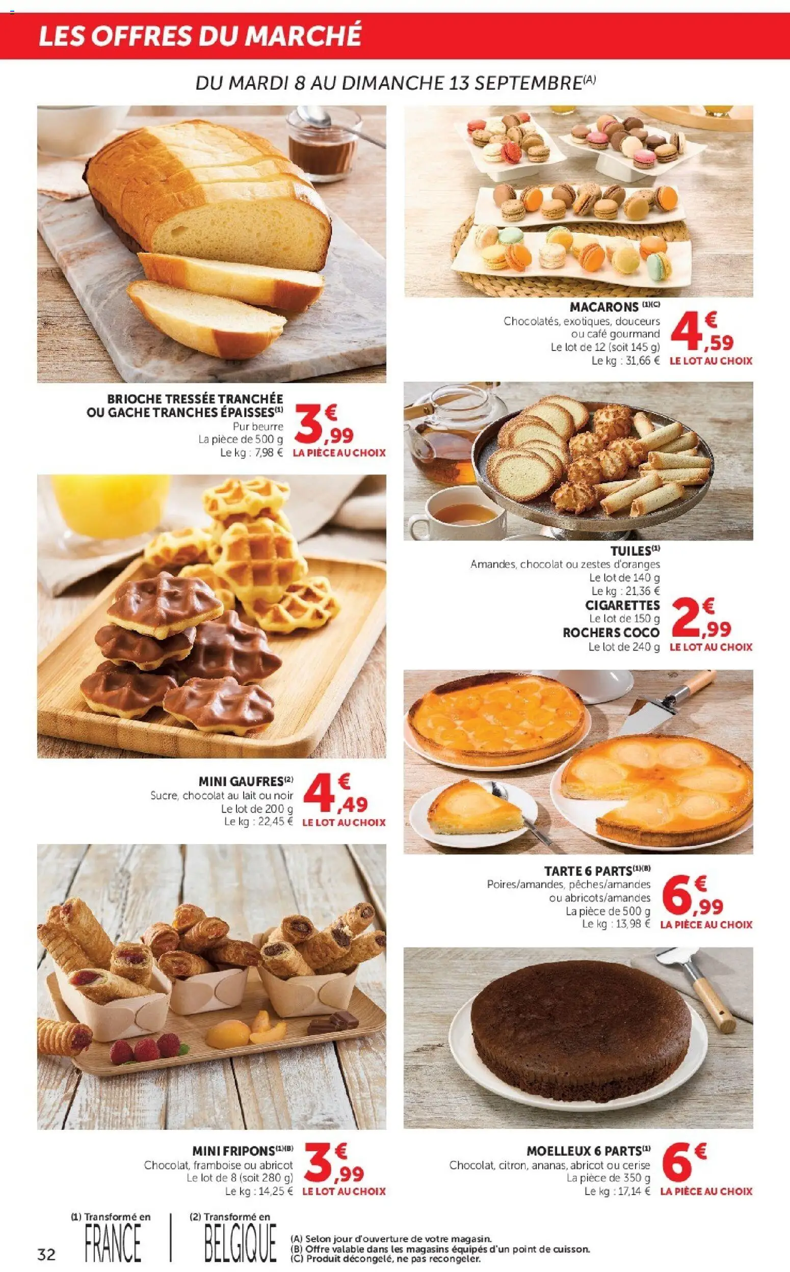 Prévisualisation de Hyper U catalogue du magasin Hyper U formulaire valide 08/09/2026 - Café, Coco, Chocolat, Brioche, Tarte, Beurre, Cerise, Abricot