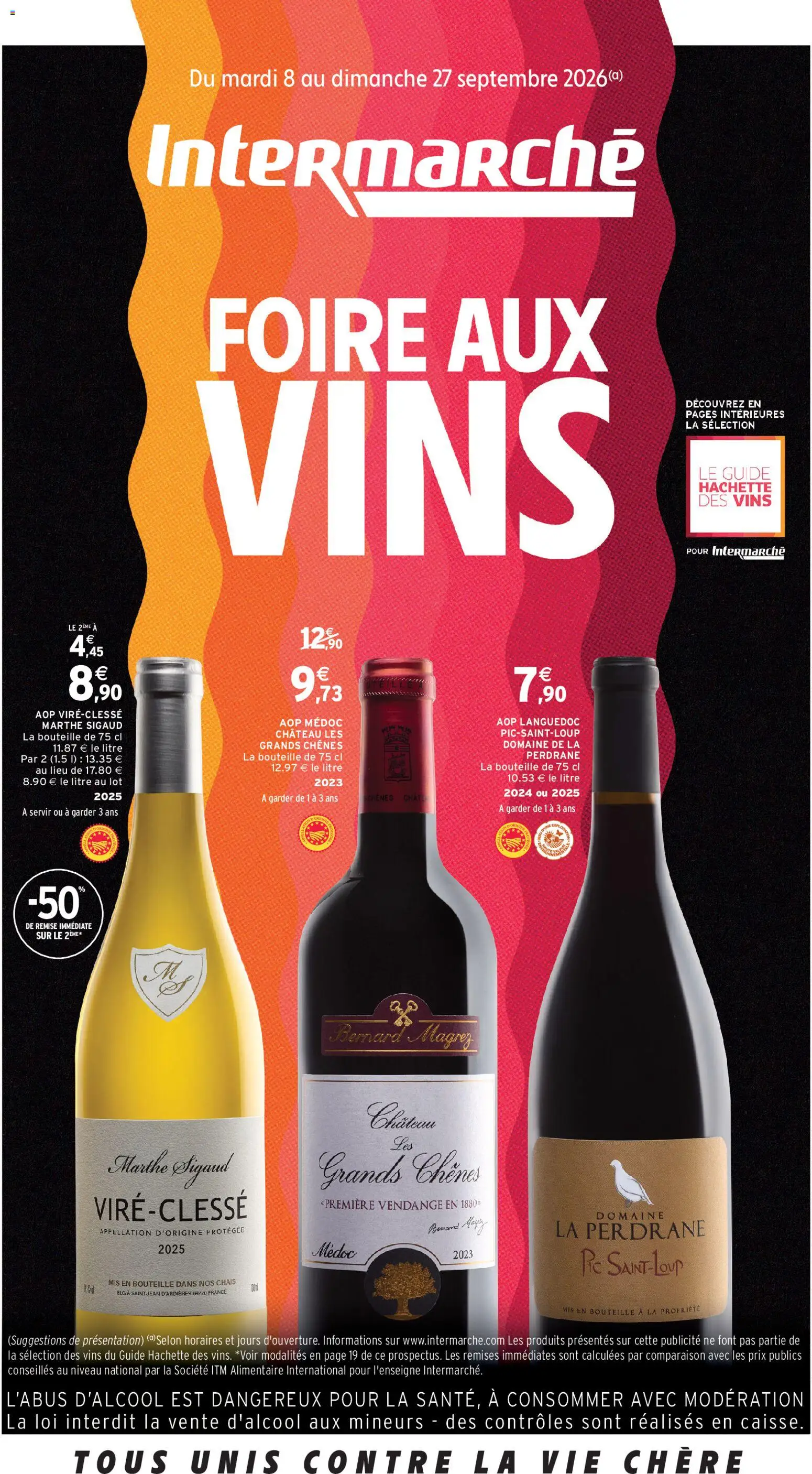 Prévisualisation de Intermarché - Foire aux vins du magasin Intermarché formulaire valide 08/09/2026