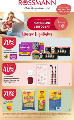 Vorschau von dem Prospekt des Geschäftes Rossmann, gültig ab dem 19.10.2026