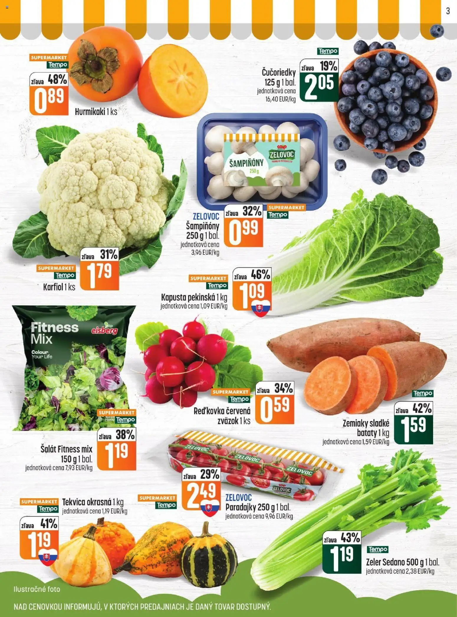 Náhľad COOP Jednota letáku platného od 22.10.2026 - Hurmikaki, Zeler, Tekvica, Šalát, Paradajky, Kapusta, Šampiňóny, Batáty