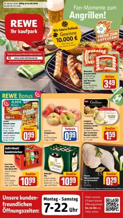 Vorschau von dem Prospekt des Geschäftes Rewe, gültig ab dem 21.06.2026