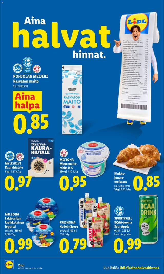Uusi Lidl tarjouslehti alkaen 29/10