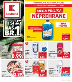 Pregled letka Kaufland Aktualni Katalog trgovine Kaufland vrijedi od 13.05.2026
