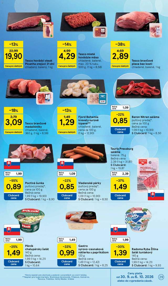 Nový Tesco leták od 30.09.