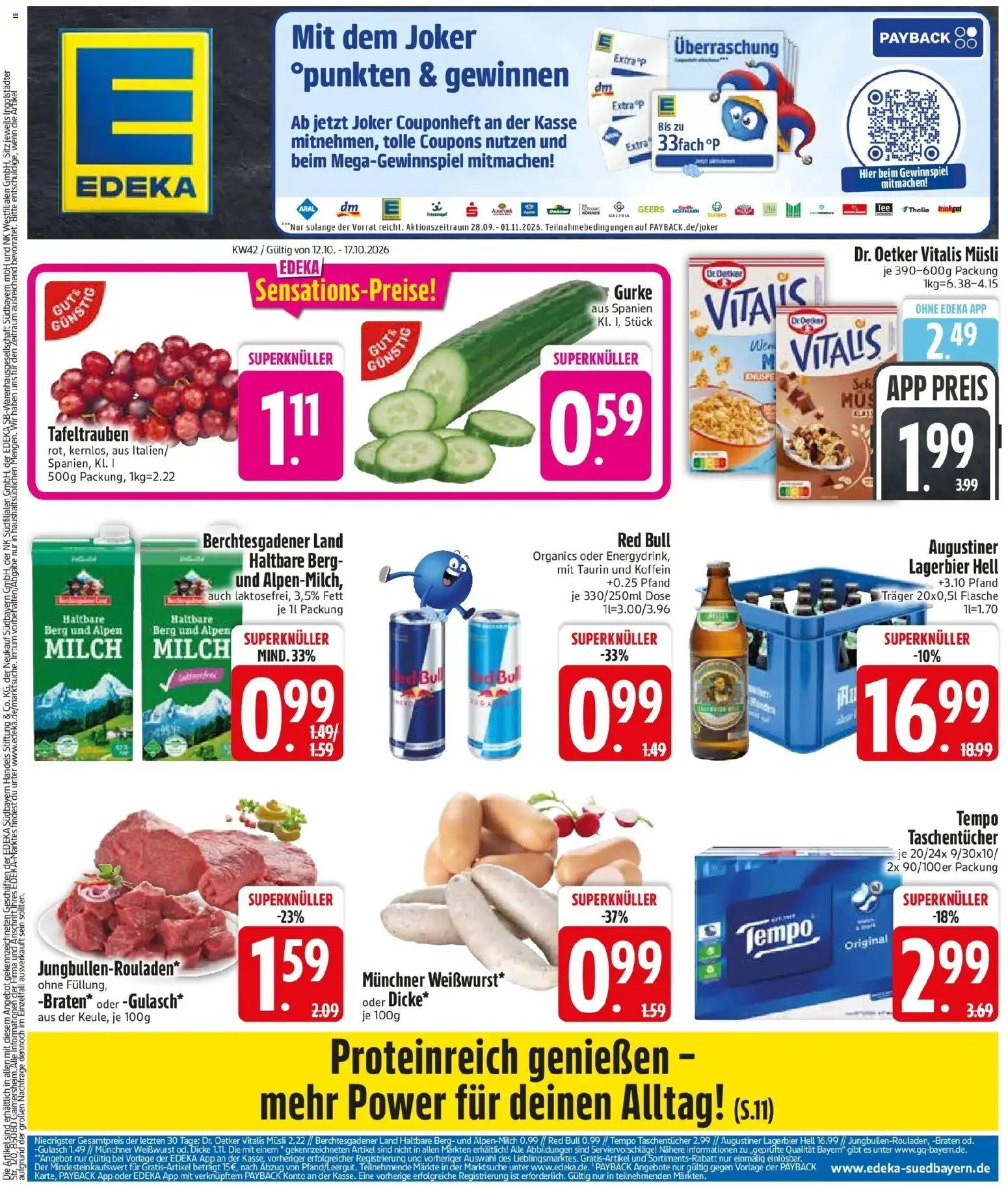 Vorschau von dem Prospekt des Geschäftes Edeka, gültig ab dem 12.10.2026